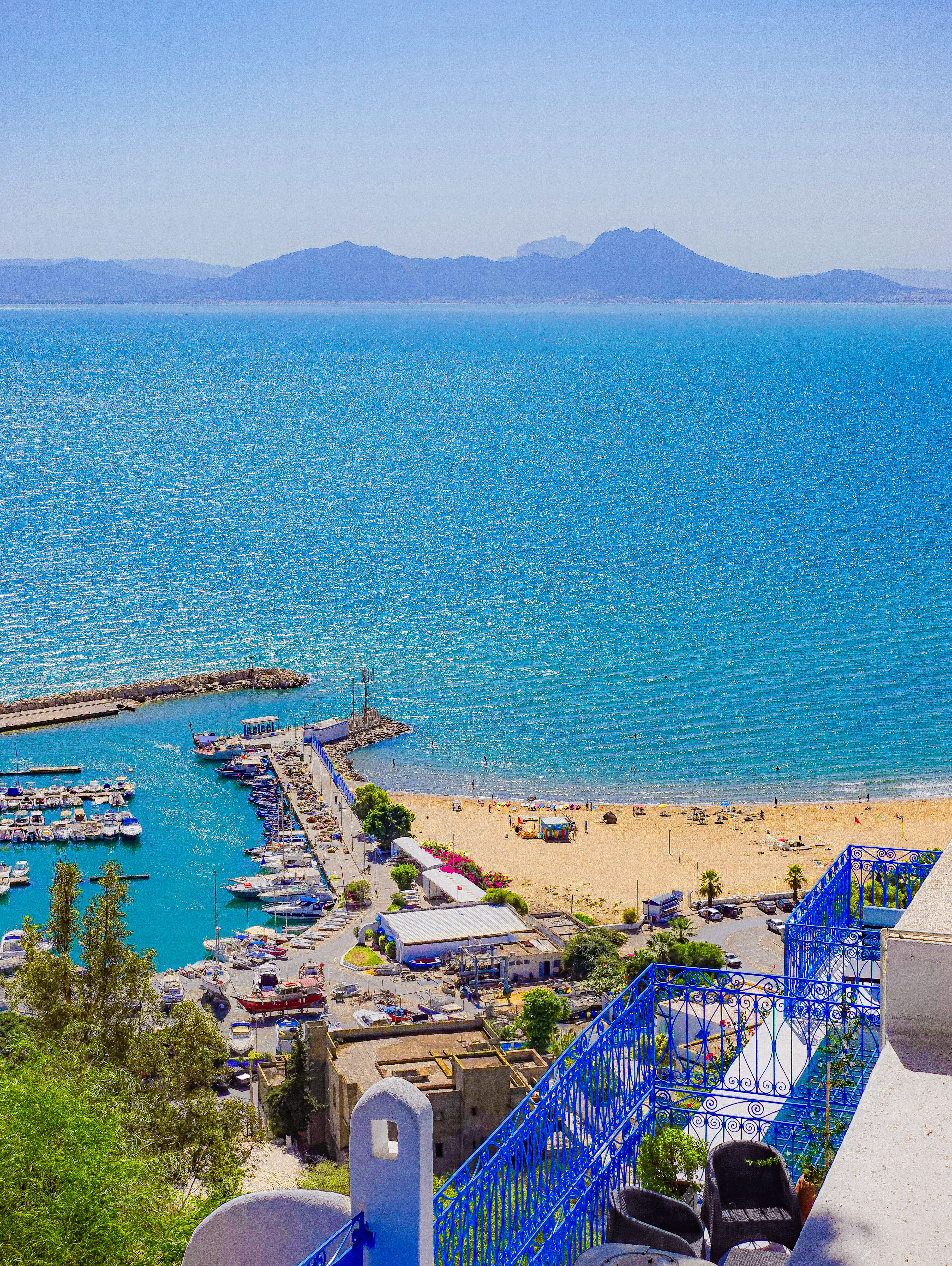 A beautiful, serene Tunisian coastal landscape